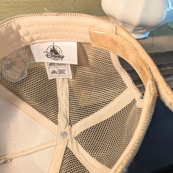 Disney Parks "EVERYTHING'S better with SPRINKLES" Baseball Cap Hat Shimmery Gold - Picture 8 of 9